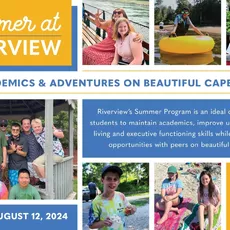 Summer at Riverview offers programs for three different age groups: Middle School, ages 11-15; High School, ages 14-19; and the Transition Program, GROW (Getting Ready for the Outside World) which serves ages 17-21.⁠
⁠
Whether opting for summer only or an introduction to the school year, the Middle and High School Summer Program is designed to maintain academics, build independent living skills, executive function skills, and provide social opportunities with peers. ⁠
⁠
During the summer, the Transition Program (GROW) is designed to teach vocational, independent living, and social skills while reinforcing academics. GROW students must be enrolled for the following school year in order to participate in the Summer Program.⁠
⁠
For more information and to see if your child fits the Riverview student profile visit mabaproject.com/admissions or contact the admissions office at admissions@mabaproject.com or by calling 508-888-0489 x206